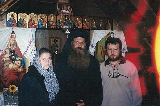 După slujba de Hierotesire întru iconari. Cu Ierodiacon ANASTASIE şi Pr. duhovnic DAVID - PUTNA 02.03.2013